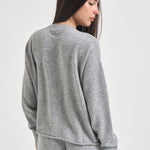 Felpa donna a girocollo grigia SEPW 149D AUTRY 