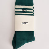 Calze uomo verde e bianche SOPU 055M AUTRY 
