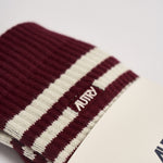 Calze uomo bordeaux e bianche SOPU 058E AUTRY 