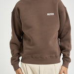 Felpa uomo girocollo marrone chiaro SWPX 115Q AUTRY 