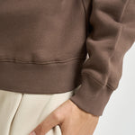 Felpa uomo girocollo marrone chiaro SWPX 115Q AUTRY 