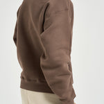 Felpa uomo girocollo marrone chiaro SWPX 115Q AUTRY 