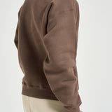Felpa uomo girocollo marrone chiaro SWPX 115Q AUTRY 