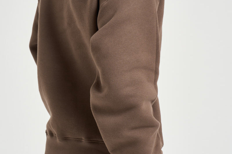 Felpa uomo girocollo marrone chiaro SWPX 115Q AUTRY 