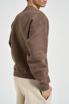Felpa uomo girocollo marrone chiaro SWPX 115Q AUTRY 