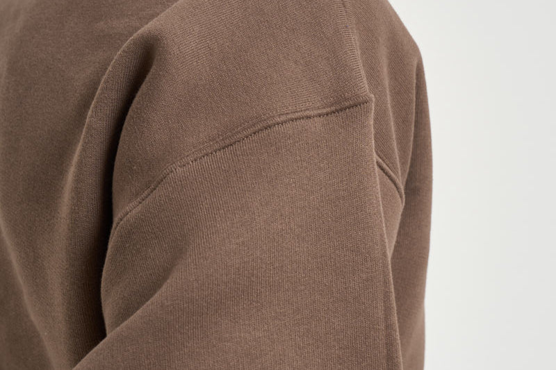 Felpa uomo girocollo marrone chiaro SWPX 115Q AUTRY 