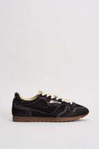 Sneakers donna Windspin in suede nera WSLW BN01 AUTRY 