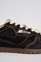 Sneakers donna Windspin in suede nera WSLW BN01 AUTRY 