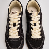 Sneakers donna Windspin in suede nera WSLW BN01 AUTRY 