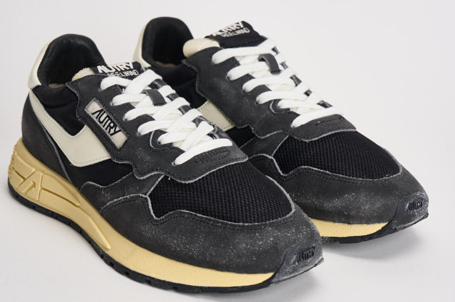 Sneakers uomo Reelwind bianca e grigia WWLM GQ07 AUTRY 