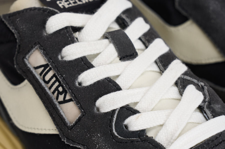 Sneakers uomo Reelwind bianca e grigia WWLM GQ07 AUTRY 