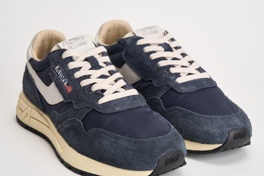 Sneakers Reelwind low in suede blu WWLM NC30 AUTRY 
