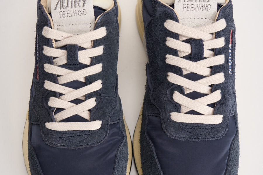 Sneakers Reelwind low in suede blu WWLM NC30 AUTRY 