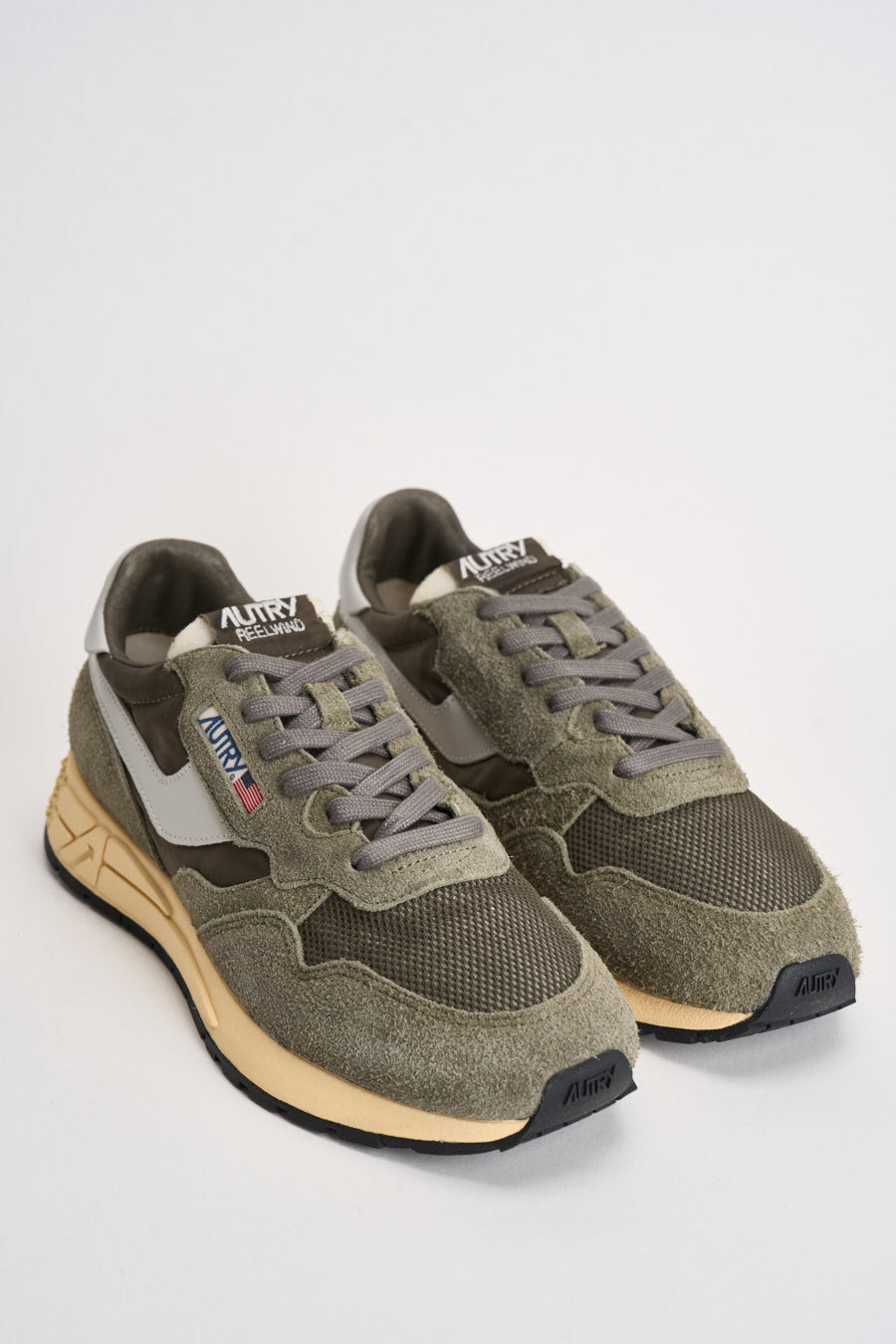 Sneakers uomo reelwind low verde militare WWLM UT52 AUTRY 