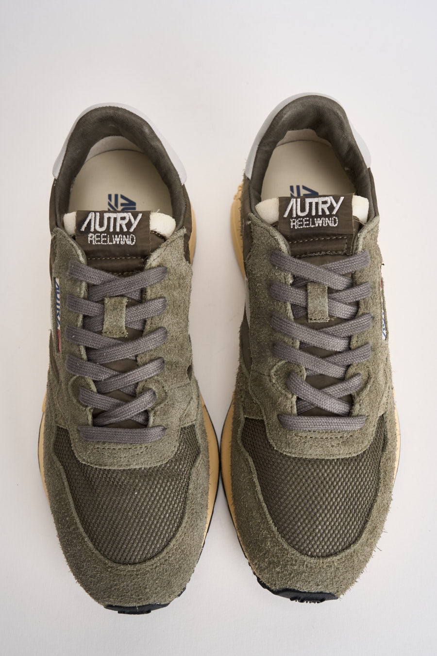 Sneakers uomo reelwind low verde militare WWLM UT52 AUTRY 