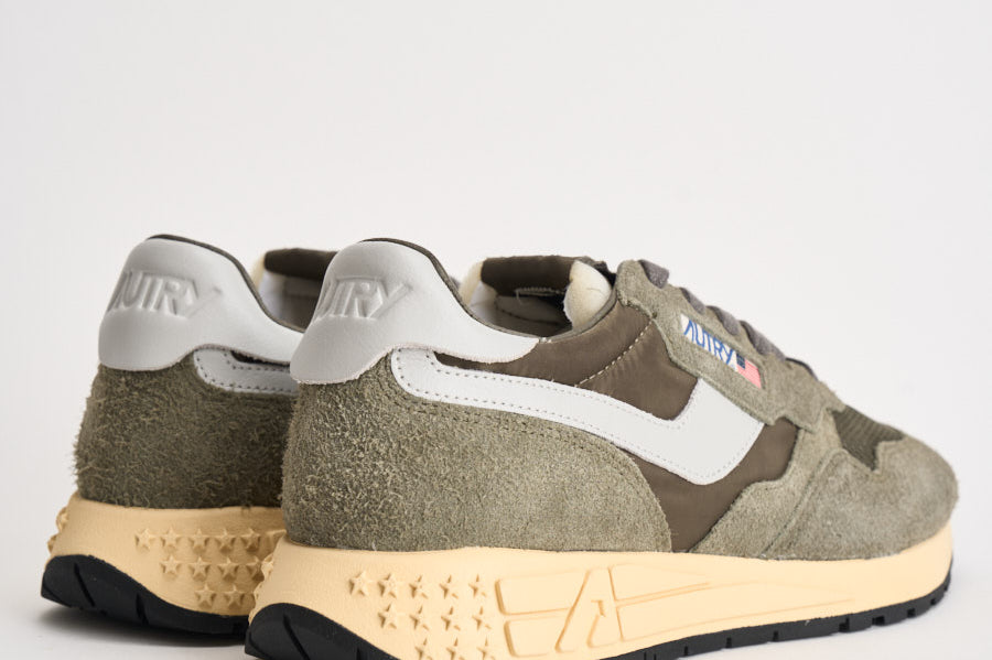 Sneakers uomo reelwind low verde militare WWLM UT52 AUTRY 