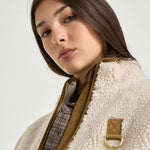 Giacca donna Eleonore in pile ecrù LCA0427 CR11 BARBOUR 