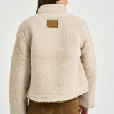 Giacca donna Eleonore in pile ecrù LCA0427 CR11 BARBOUR 