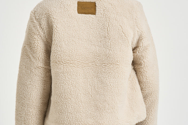 Giacca donna Eleonore in pile ecrù LCA0427 CR11 BARBOUR 