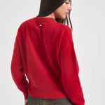 Cardigan donna a girocollo rosso LKN1847 RE84 BARBOUR 