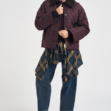 Giacca donna Moira trapuntata vino LQU1940 BR92 BARBOUR 