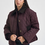 Giacca donna Moira trapuntata vino LQU1940 BR92 BARBOUR 