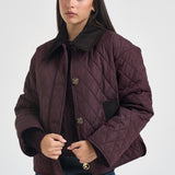 Giacca donna Moira trapuntata vino LQU1940 BR92 BARBOUR 