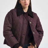 Giacca donna Moira trapuntata vino LQU1940 BR92 BARBOUR 