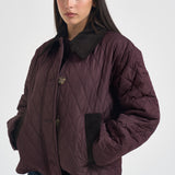 Giacca donna Moira trapuntata vino LQU1940 BR92 BARBOUR 