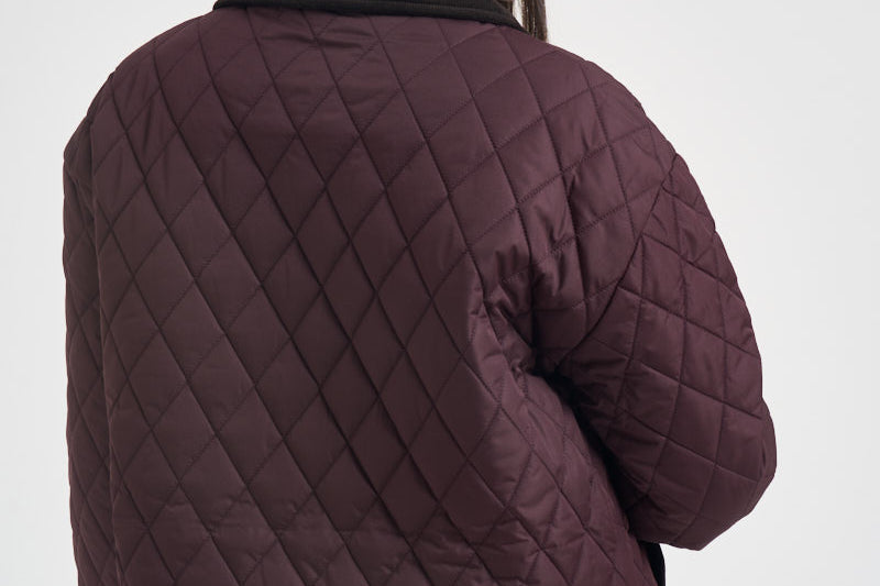 Giacca donna Moira trapuntata vino LQU1940 BR92 BARBOUR 
