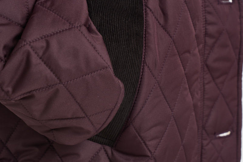 Giacca donna Moira trapuntata vino LQU1940 BR92 BARBOUR 