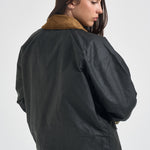 Giacca donna transport wax cerata verde scuro LWX1410 SG71 BARBOUR 