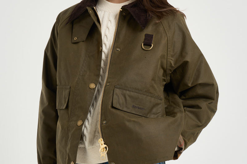 Giacca donna Spey cerata verde LWX1414 SN91 BARBOUR 