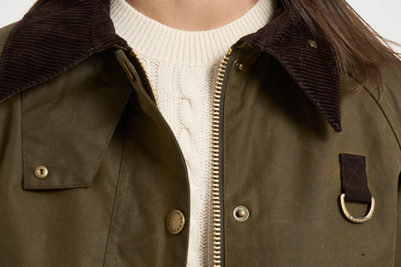 Giacca donna Spey cerata verde LWX1414 SN91 BARBOUR 