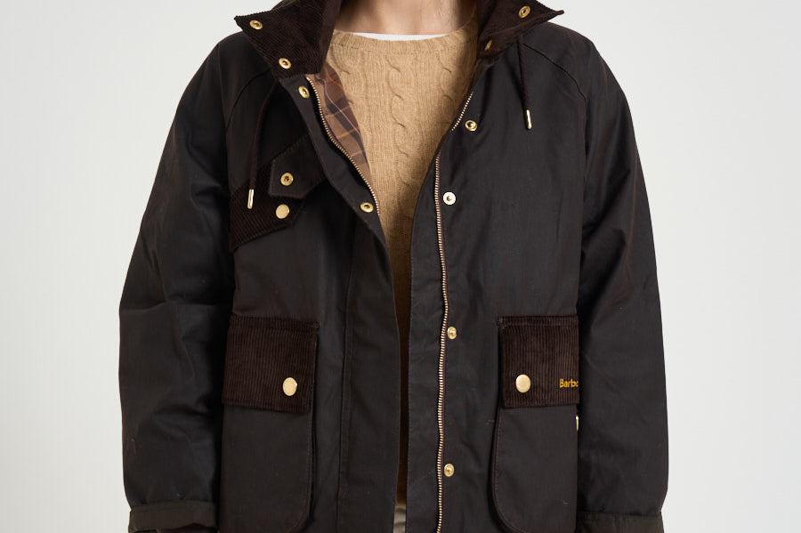 Giacca donna Willowmere cerata blu scuro LWX1569 RU91 BARBOUR 