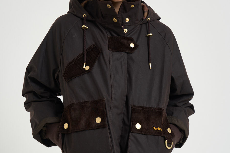 Giacca donna Willowmere cerata blu scuro LWX1569 RU91 BARBOUR 