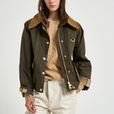 Giacca donna modern spey wax verde oliva LWX1595 SN91 BARBOUR 