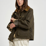Giacca donna modern spey wax verde oliva LWX1595 SN91 BARBOUR 