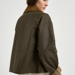 Giacca donna modern spey wax verde oliva LWX1595 SN91 BARBOUR 
