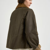 Giacca donna modern spey wax verde oliva LWX1595 SN91 BARBOUR 