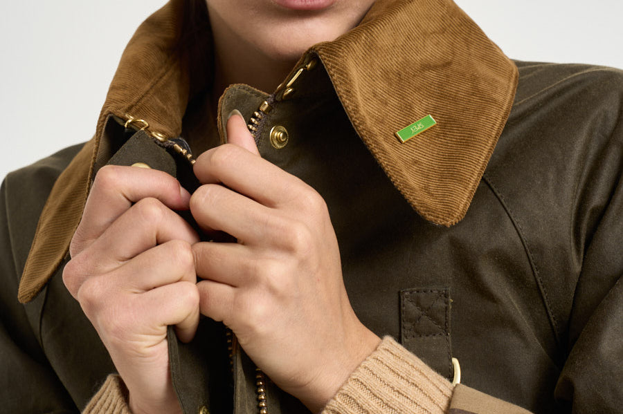 Giacca donna modern spey wax verde oliva LWX1595 SN91 BARBOUR 