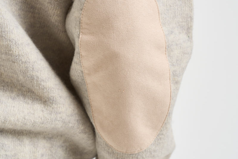 Maglia uomo mezza zip e bottoni grigio chiaro mèlange MKN0585 BE14 BARBOUR 