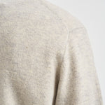 Maglia uomo mezza zip e bottoni grigio chiaro mèlange MKN0585 BE14 BARBOUR 