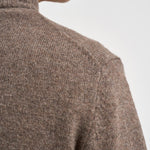 Maglia uomo mezza zip e bottoni tortora scuro MKN0585 ST71 BARBOUR 