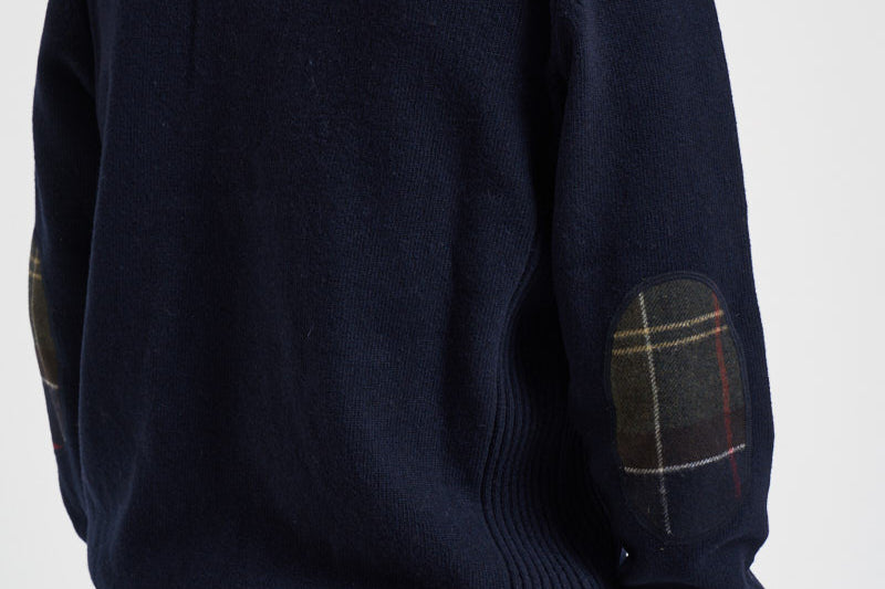 Maglia uomo mezza zip blu navy MKN0837 NY91 BARBOUR 