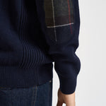 Maglia uomo mezza zip blu navy MKN0837 NY91 BARBOUR 
