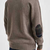 Maglia uomo mezza zip tortora MKN0837 OL76 BARBOUR 