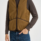Gilet uomo in pile cammello MLI0004 BR31 BARBOUR 