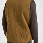 Gilet uomo in pile cammello MLI0004 BR31 BARBOUR 