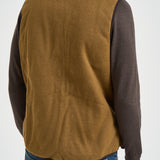 Gilet uomo in pile cammello MLI0004 BR31 BARBOUR 